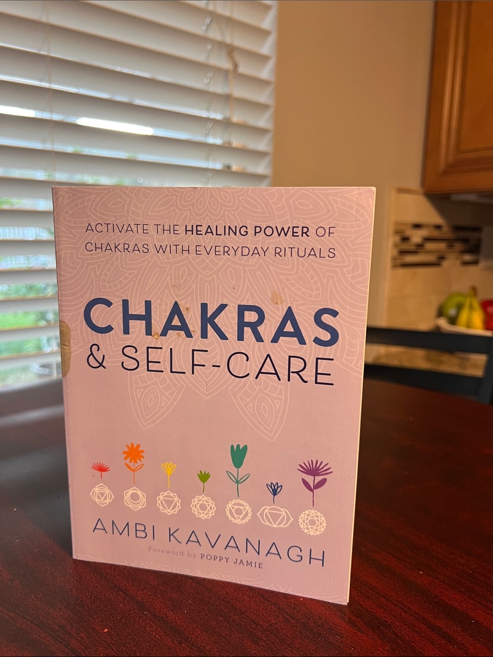 Chakras & Self-Care Book — Light Lavender Cover with Rainbow Accents